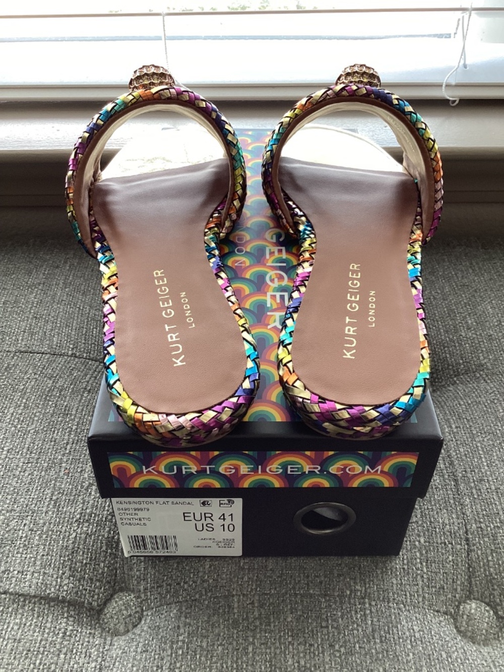 Kurt Geiger London Kensington Slide Sandal, size US10/EU41 - Picture 13 of 14